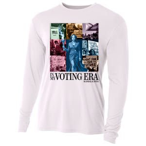 Kamala Harris 2024 In My Voting Era Madam President Cooling Performance Long Sleeve Crew