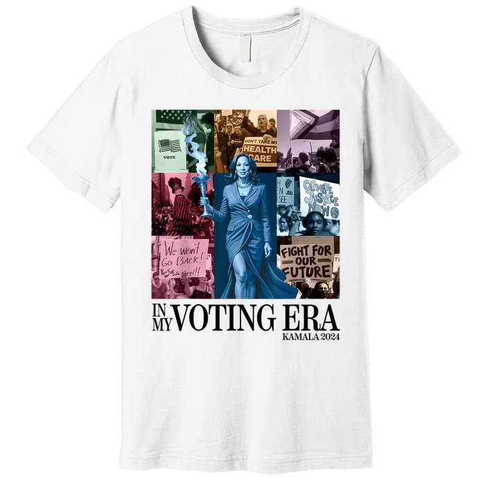 Kamala Harris 2024 In My Voting Era Madam President Premium T-Shirt