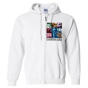 Kamala Harris 2024 In My Voting Era Madam President Full Zip Hoodie