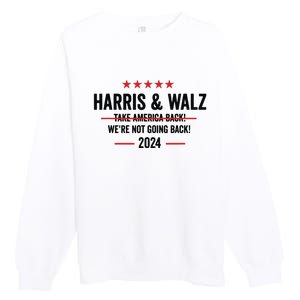 Kamala Harris 2024 For President Harris Walz 2024 Antitrump Premium Crewneck Sweatshirt