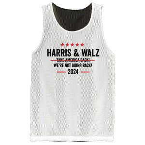 Kamala Harris 2024 For President Harris Walz 2024 Antitrump Mesh Reversible Basketball Jersey Tank