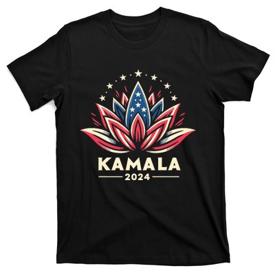 Kamala Harris 2024 Presidential Campaign American Lotus T-Shirt