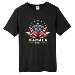 Kamala Harris 2024 Presidential Campaign American Lotus Tall Fusion ChromaSoft Performance T-Shirt