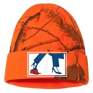 Kalama Harris 2024 Retro Comma La Red Hat Anti Trump Maga Kati Licensed 12" Camo Beanie