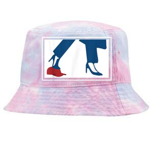 Kalama Harris 2024 Retro Comma La Red Hat Anti Trump Maga Tie-Dyed Bucket Hat