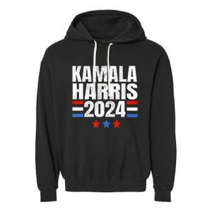 Kamala Harris 2024 For President Campaign Garment-Dyed Fleece Hoodie