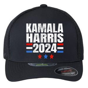 Kamala Harris 2024 For President Campaign Flexfit Unipanel Trucker Cap