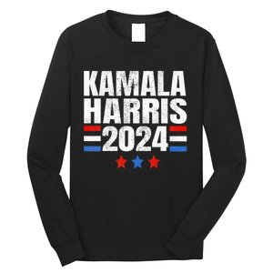 Kamala Harris 2024 For President Campaign Long Sleeve Shirt