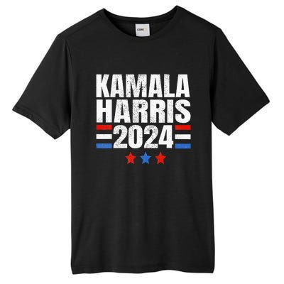 Kamala Harris 2024 For President Campaign Tall Fusion ChromaSoft Performance T-Shirt