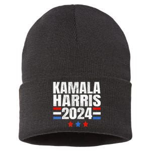 Kamala Harris 2024 For President Campaign Sustainable Knit Beanie