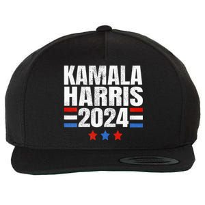 Kamala Harris 2024 For President Campaign Wool Snapback Cap