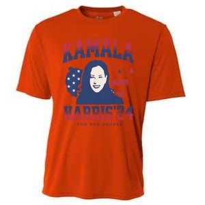 Kamala Harris 24 For The People Kalama Harris For President Gift Cooling Performance Crew T-Shirt