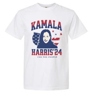 Kamala Harris 24 For The People Kalama Harris For President Gift Garment-Dyed Heavyweight T-Shirt