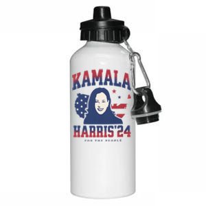 Kamala Harris 24 For The People Kalama Harris For President Gift Aluminum Water Bottle