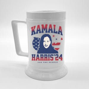 Kamala Harris 24 For The People Kalama Harris For President Gift Beer Stein