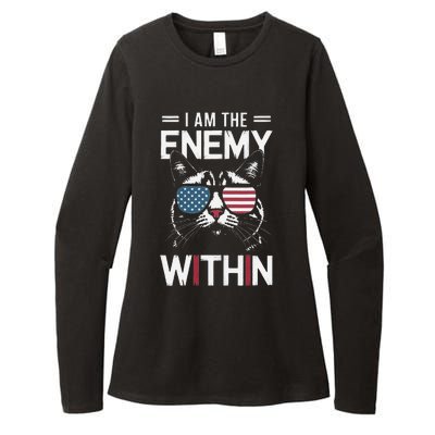 Kamala Harris 2024 I Am The Enemy Within Funny Womens CVC Long Sleeve Shirt