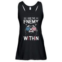 Kamala Harris 2024 I Am The Enemy Within Funny Ladies Essential Flowy Tank