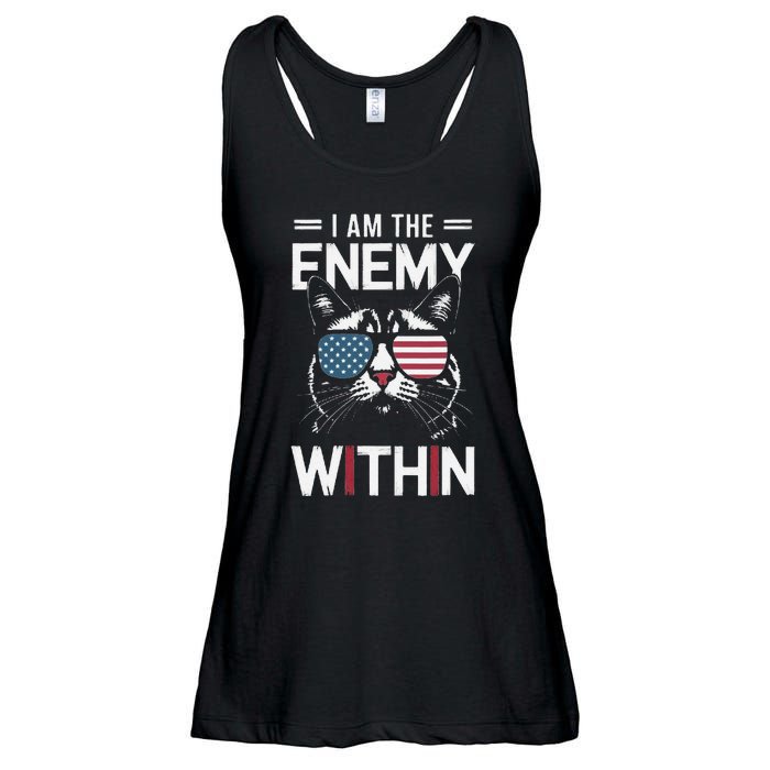 Kamala Harris 2024 I Am The Enemy Within Funny Ladies Essential Flowy Tank