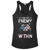 Kamala Harris 2024 I Am The Enemy Within Funny Ladies PosiCharge Competitor Racerback Tank