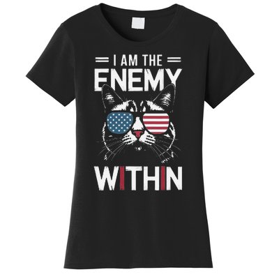 Kamala Harris 2024 I Am The Enemy Within Funny Women's T-Shirt