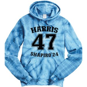 Kamala Harrisshapiro 24 Supporter 47 Tie Dye Hoodie