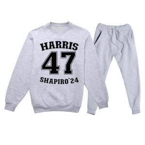 Kamala Harrisshapiro 24 Supporter 47 Premium Crewneck Sweatsuit Set