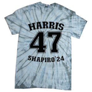 Kamala Harrisshapiro 24 Supporter 47 Tie-Dye T-Shirt