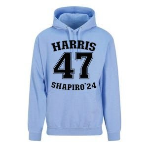 Kamala Harrisshapiro 24 Supporter 47 Unisex Surf Hoodie