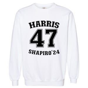 Kamala Harrisshapiro 24 Supporter 47 Garment-Dyed Sweatshirt