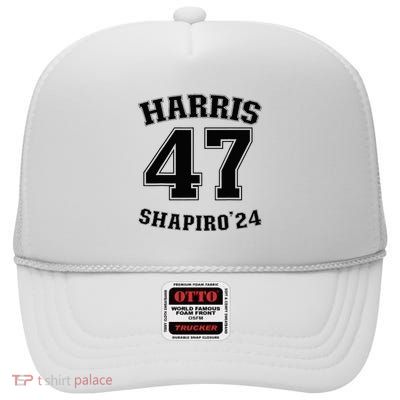 Kamala Harrisshapiro 24 Supporter 47 High Crown Mesh Back Trucker Hat