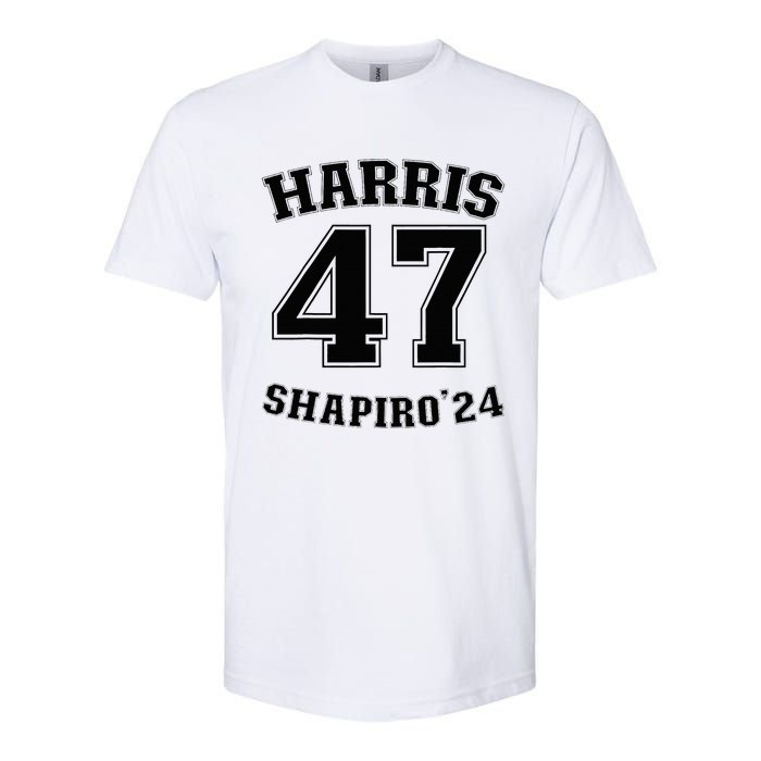 Kamala Harrisshapiro 24 Supporter 47 Softstyle CVC T-Shirt