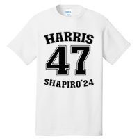 Kamala Harrisshapiro 24 Supporter 47 Tall T-Shirt