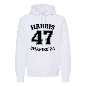 Kamala Harrisshapiro 24 Supporter 47 Premium Hoodie