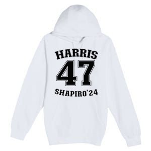 Kamala Harrisshapiro 24 Supporter 47 Premium Pullover Hoodie