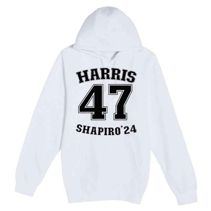 Kamala Harrisshapiro 24 Supporter 47 Premium Pullover Hoodie