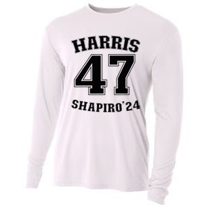 Kamala Harrisshapiro 24 Supporter 47 Cooling Performance Long Sleeve Crew