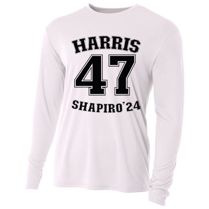 Kamala Harrisshapiro 24 Supporter 47 Cooling Performance Long Sleeve Crew