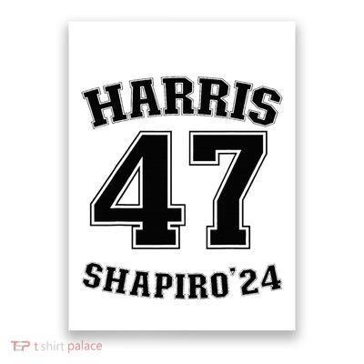Kamala Harrisshapiro 24 Supporter 47 Poster