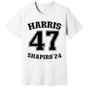 Kamala Harrisshapiro 24 Supporter 47 Premium T-Shirt