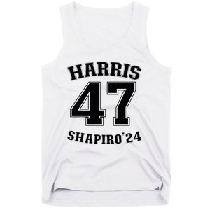 Kamala Harrisshapiro 24 Supporter 47 Tank Top