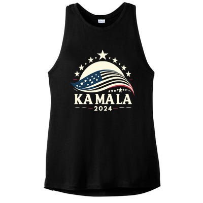 Kamala Harris 2024 President Campaign White Dudes Wilz Wiltz Ladies PosiCharge Tri-Blend Wicking Tank