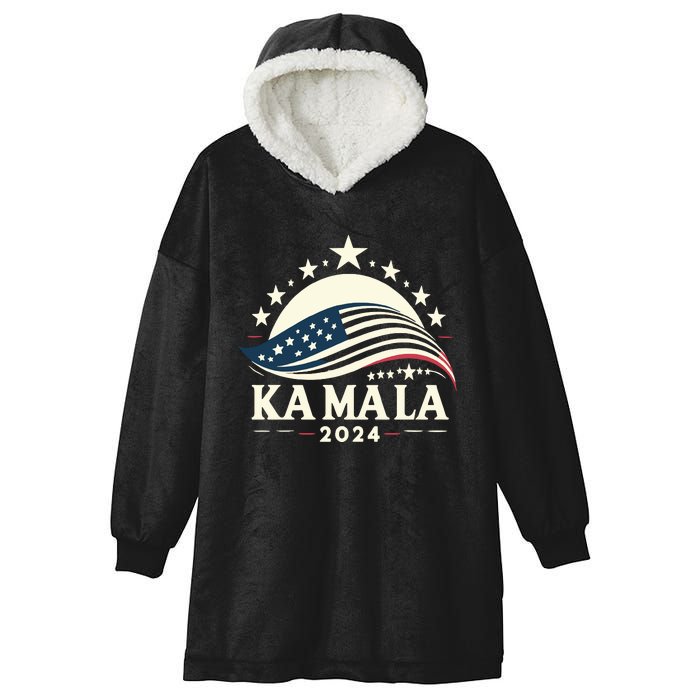 Kamala Harris 2024 President Campaign White Dudes Wilz Wiltz Hooded Wearable Blanket