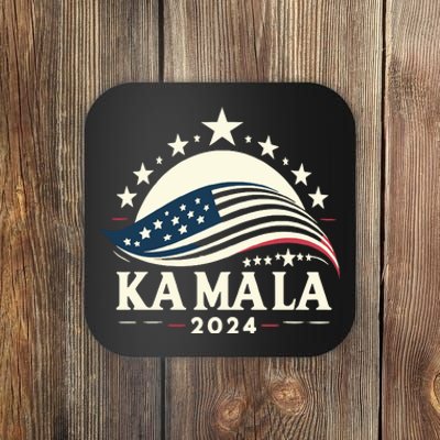 Kamala Harris 2024 President Campaign White Dudes Wilz Wiltz Coaster