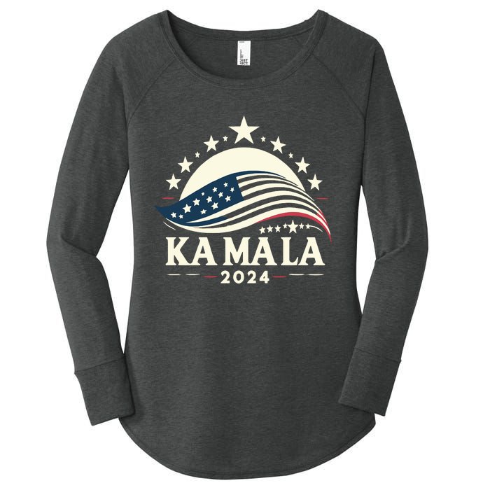 Kamala Harris 2024 President Campaign White Dudes Wilz Wiltz Women's Perfect Tri Tunic Long Sleeve Shirt