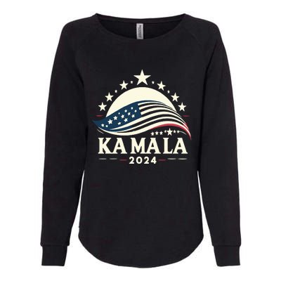 Kamala Harris 2024 President Campaign White Dudes Wilz Wiltz Womens California Wash Sweatshirt