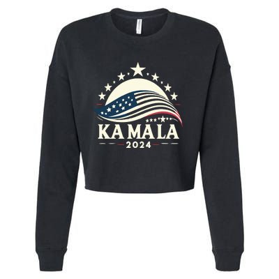 Kamala Harris 2024 President Campaign White Dudes Wilz Wiltz Cropped Pullover Crew