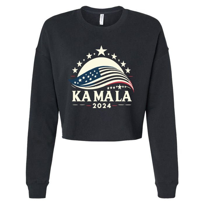 Kamala Harris 2024 President Campaign White Dudes Wilz Wiltz Cropped Pullover Crew