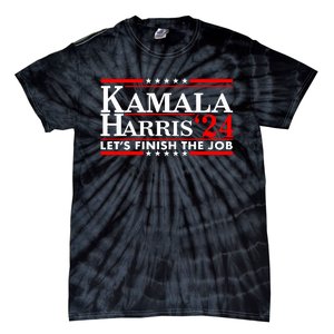 Kamala Harris 24 LetS Finish The Job Tie-Dye T-Shirt