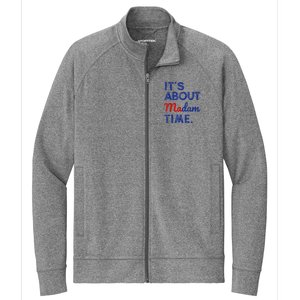 Kamala Harris 2024 ItS About Madam Time President Election Stretch Full-Zip Cadet Jacket