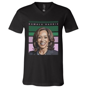 Kamala Harris 2024 V-Neck T-Shirt